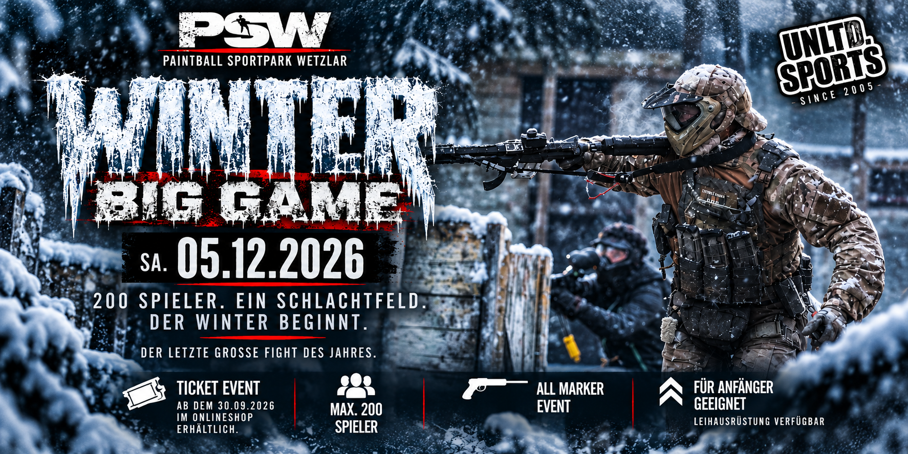 unlimited sports - Paintball Sportpark Wetzlar Symbolbild · KI-gestützt erstellt